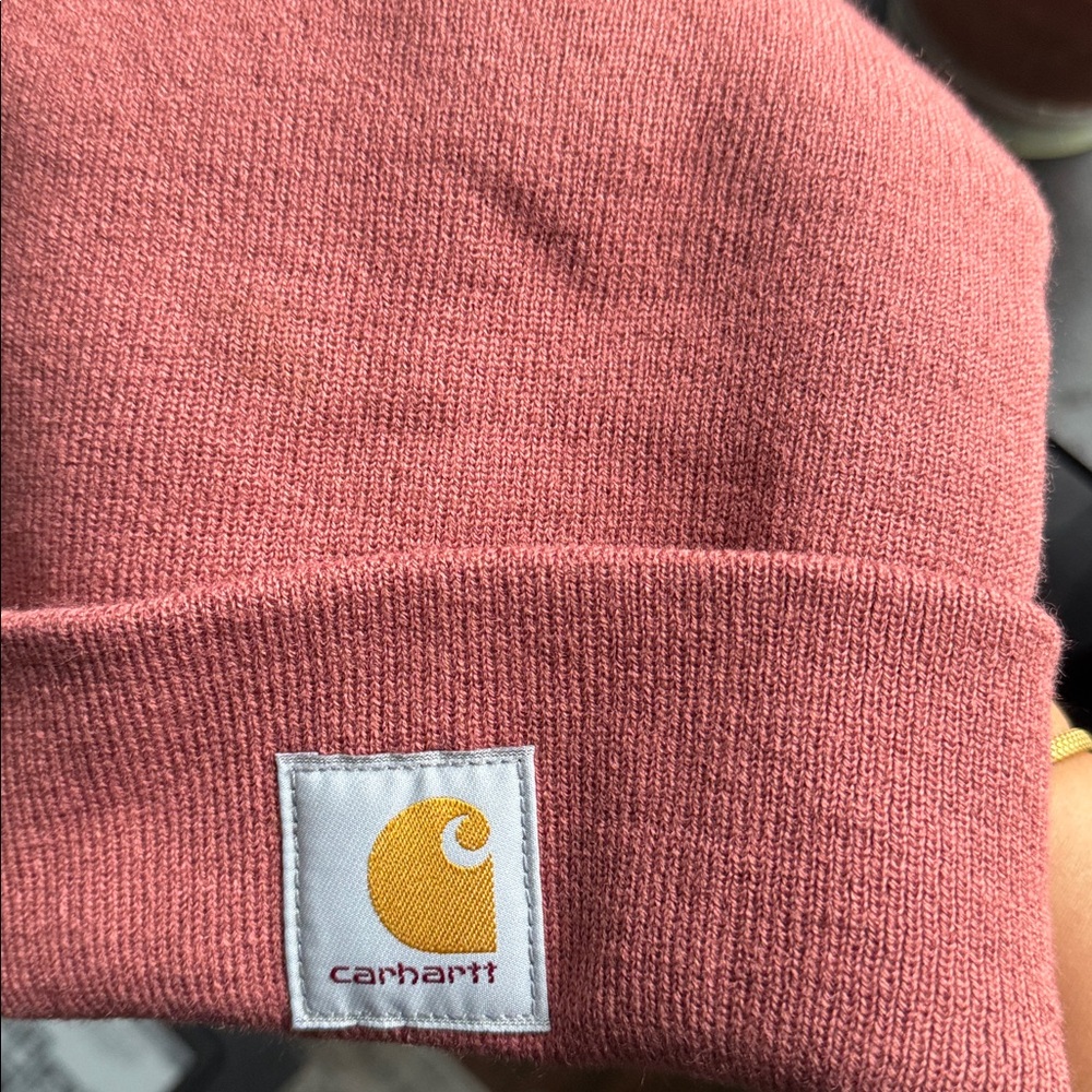 Carhartt rose colored Knit Hat